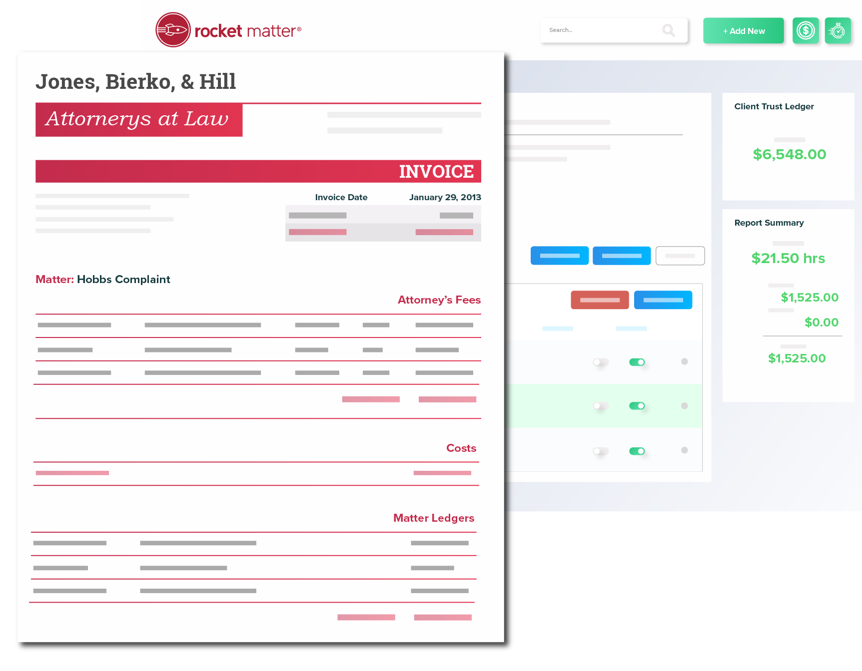 Ledes Invoice Example LEDES Billing & Insurance Defense Software - RocketMatter